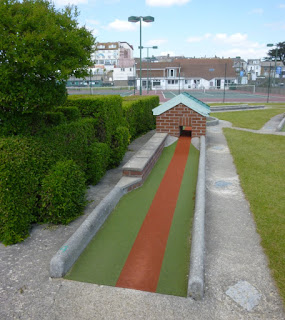 Crazy Golf course at Bude Haven Recreation Ground in Cornwall