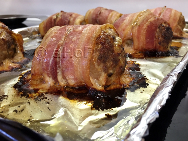 Individual serving, Bacon, Meat Loaf, entree, recipe
