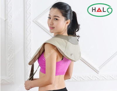 20 phút giảm đau nhanh chóng với đai massage vai gáy Máy massage giảm đau Olekin