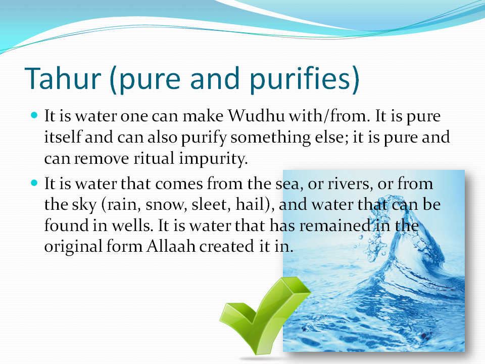 Nermeen's Blog Types of water in Islam