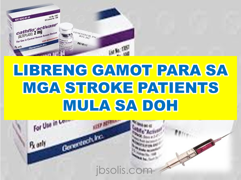 FREE MEDICINE FOR STROKE PATIENTS FROM DEPARTMENT OF HEALTH