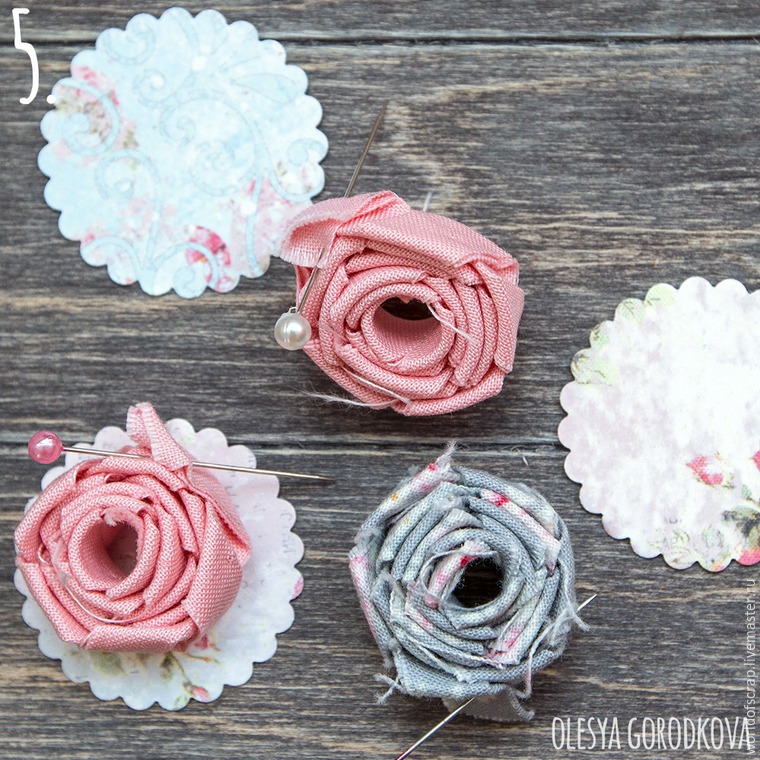 How to sew roses from fabric. DIY Tutorial