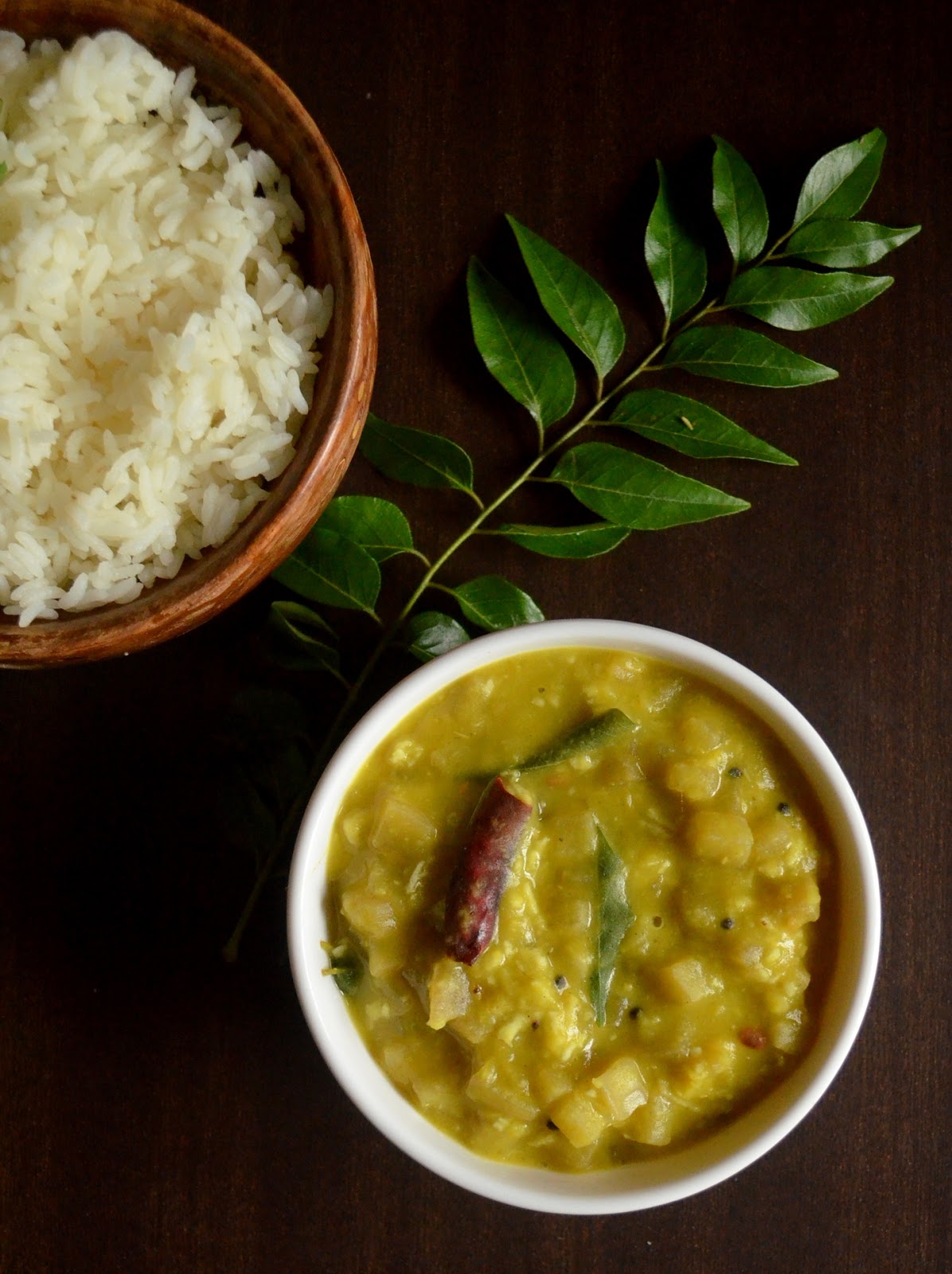 Indulge... Vazhai Thandu Kootu Banana Stem Kootu Easy Vazhathandu