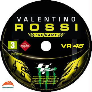 Valentino Rossi The Game Disk Label