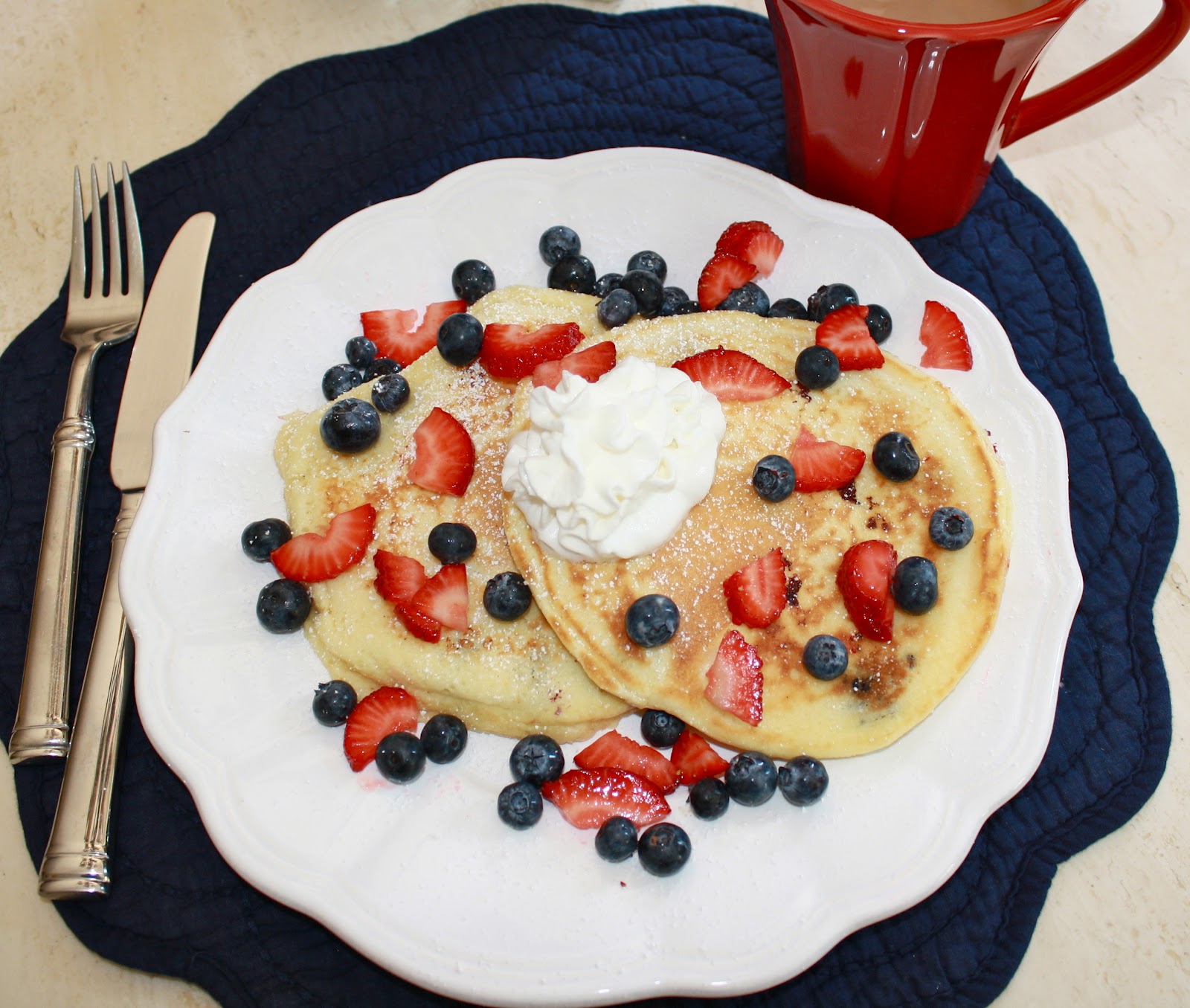Fourth Of July Pancakes
