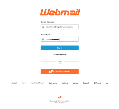 Cara Login Ke Webmail