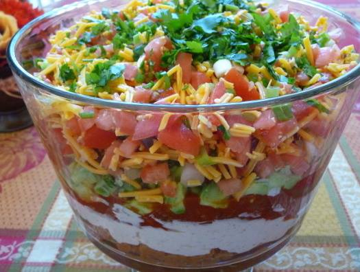 5-Layer Mexican Dip or Nachos Supreme - Susan Recipes