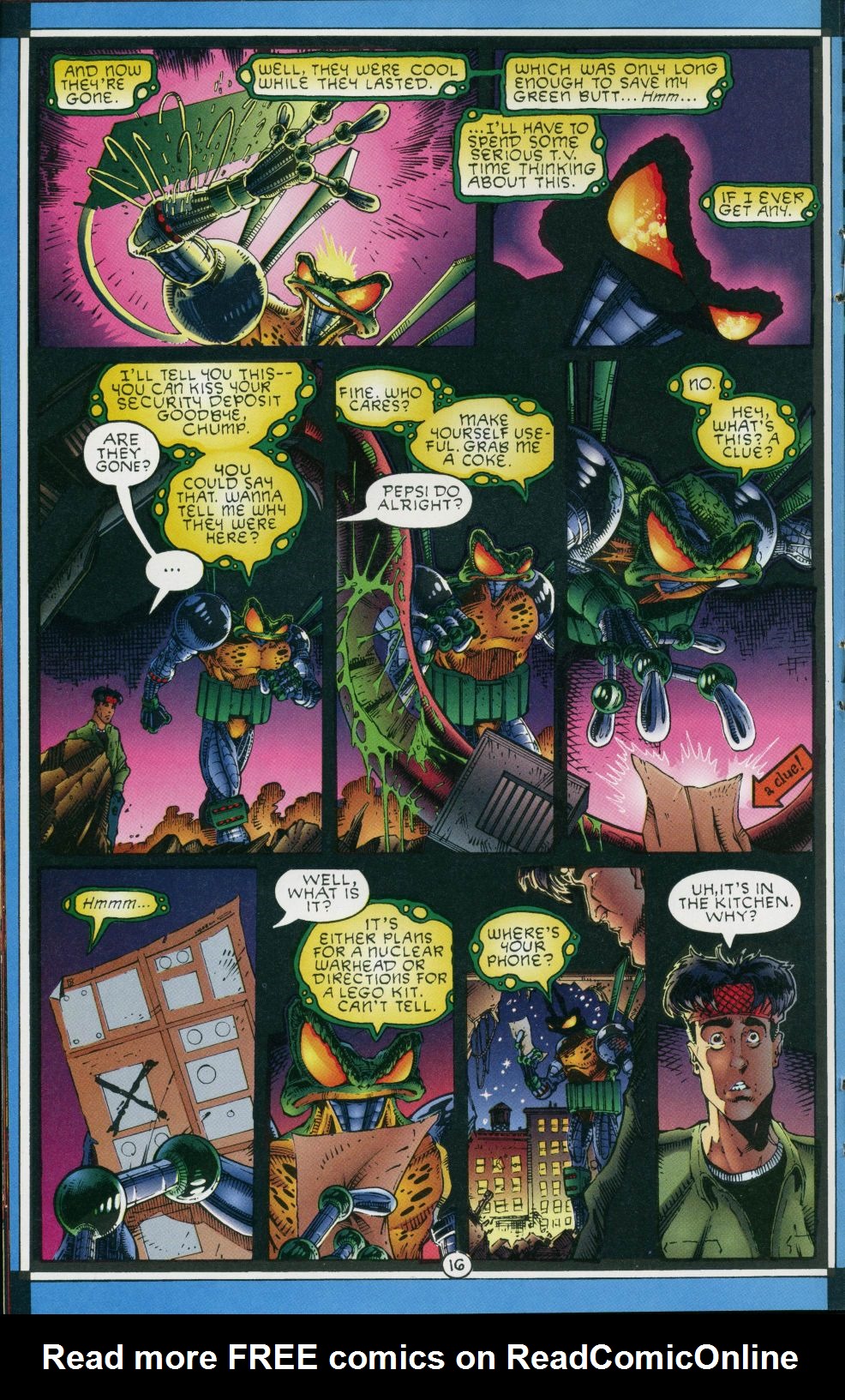 Read online Cyberfrog: Reservoir Frog comic -  Issue #1 - 16