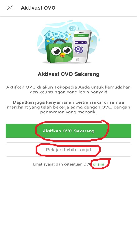 Mengaktifkan Fitur OVO Cash Tokopedia. Mengaktifkan Fitur OVO Cash Tokopedia.