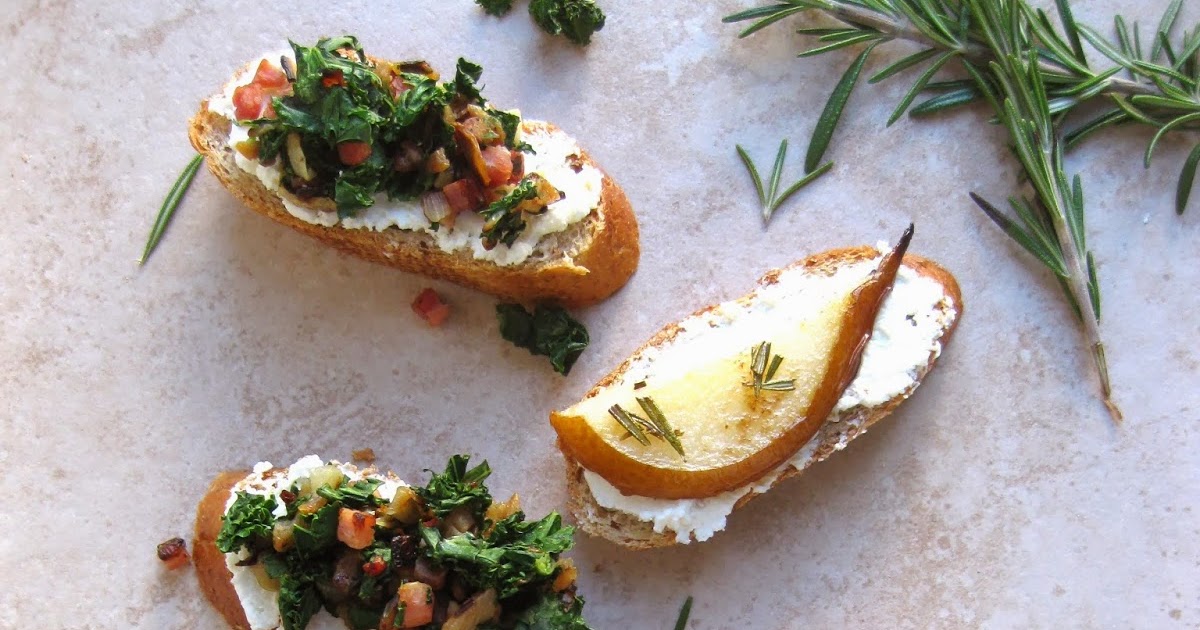 Stew or a Story: Whipped Goat Cheese Crostini with Pancetta &amp; Kale and ...