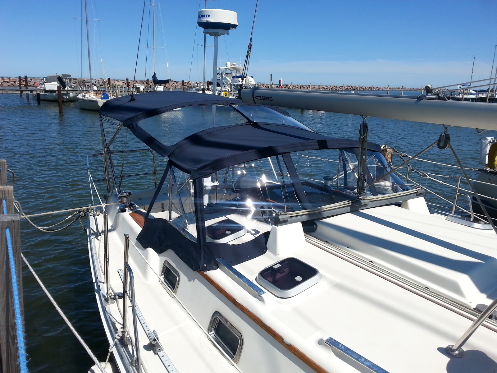 Homestyle Custom Upholstery and Awning Custom Sailboat Bimini And Dodger