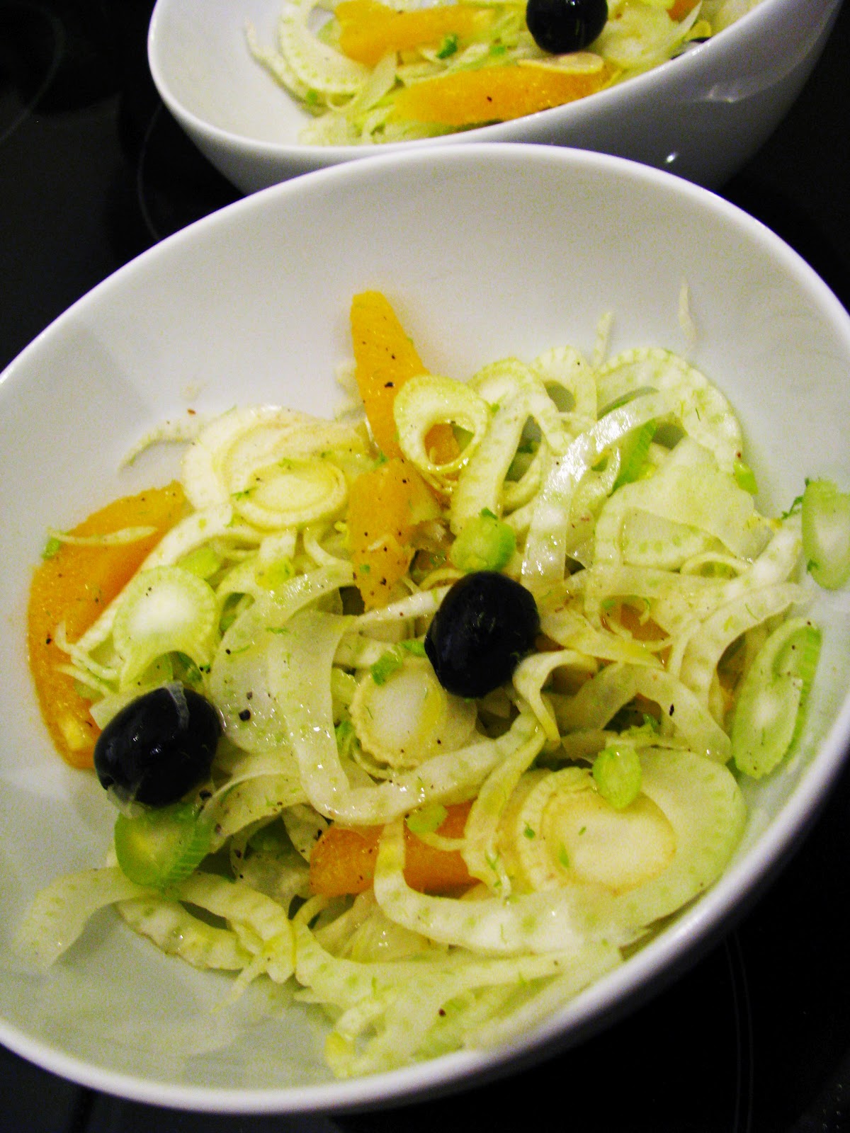 Fenchel Orangen Salat Auf Rucola — Rezepte Suchen