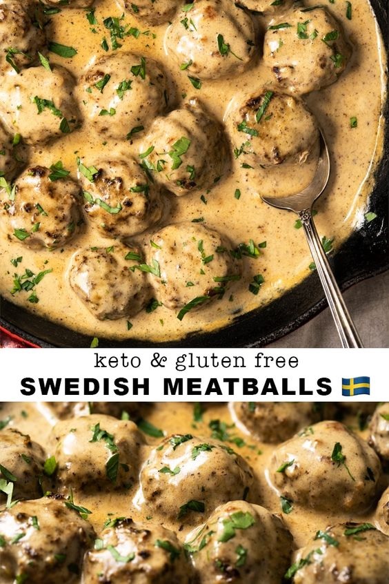 Gluten Free & Keto Swedish Meatballs