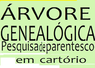 certidão dos avós e bisavós para árvore genealógica