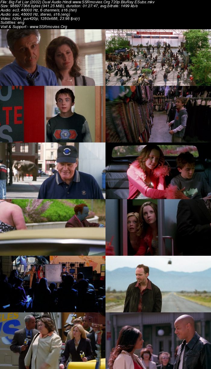 Big Fat Liar (2002) Dual Audio Hindi 720p BluRay