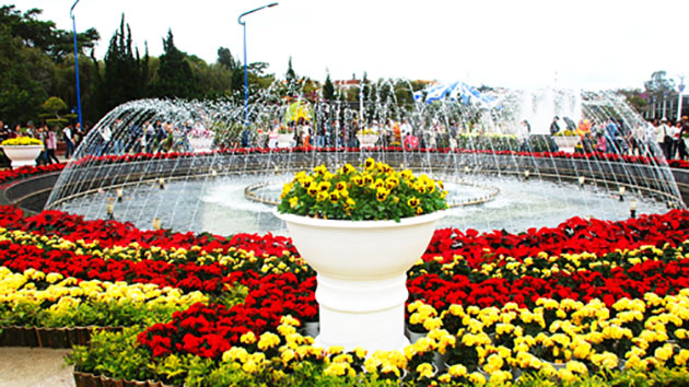Vườn hoa thành phố Đà Lạt