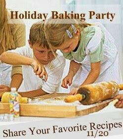 Holiday Baking Party   on November 20