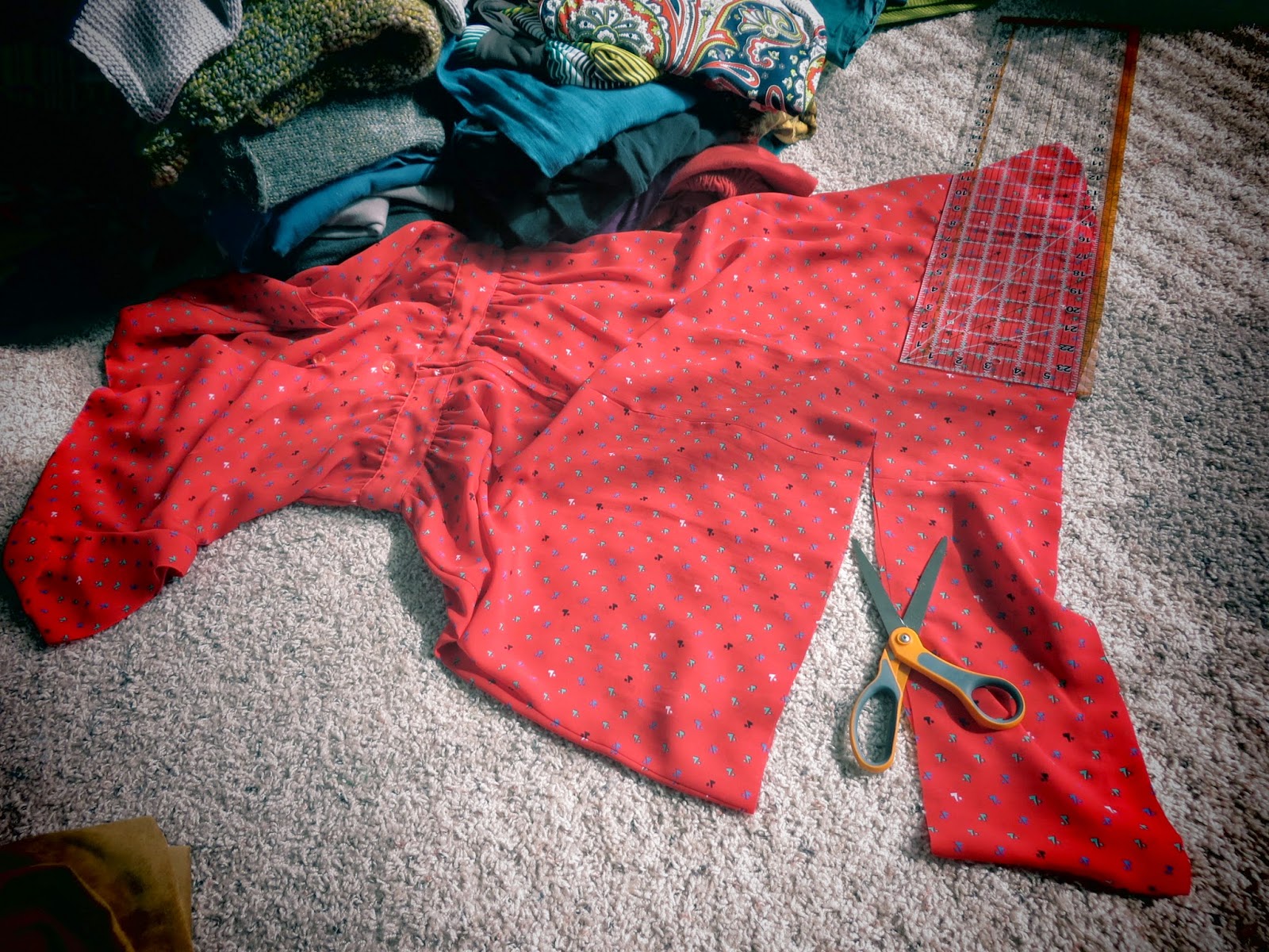 The Confident Journal Refashioning Shortening a Dress