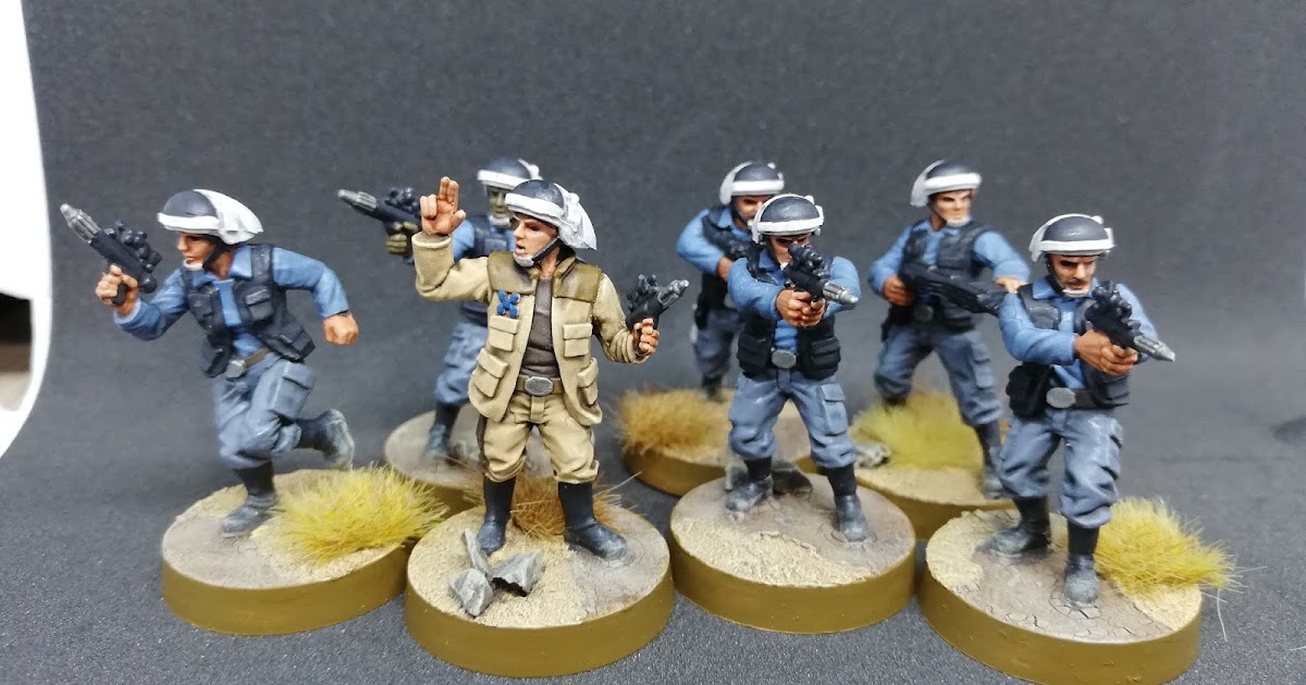 Guía de pintura Painting Guide Soldados de la Flota Rebels Fleet