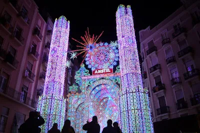 Cuarto Premio Calles Iluminadas Fallas 2012: calle Puerto Rico