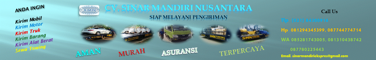 EKSPEDISI KIRIM MOBIL, MOTOR DAN BARANG 085281743005