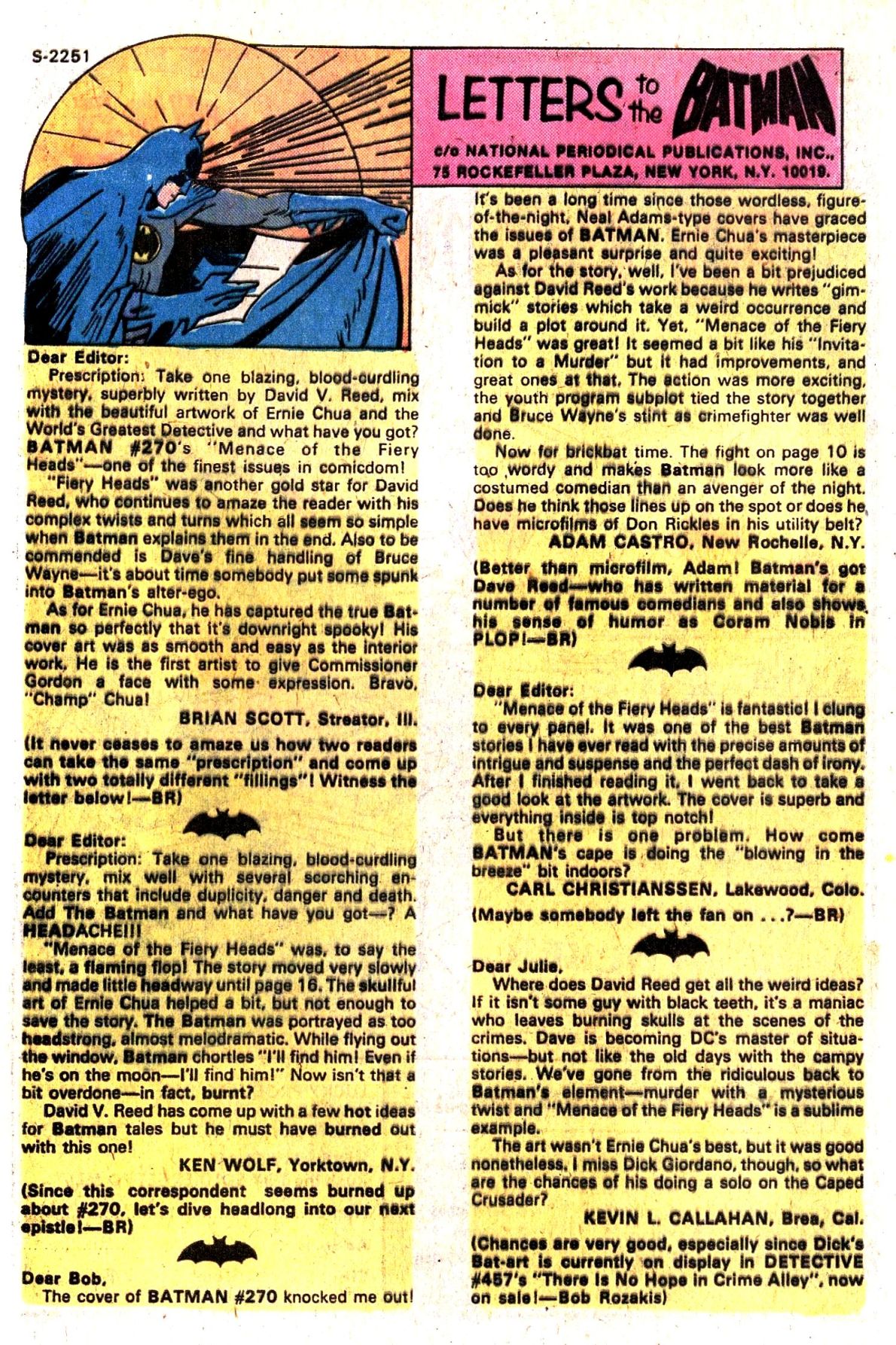 Read online Batman (1940) comic -  Issue #274 - 33