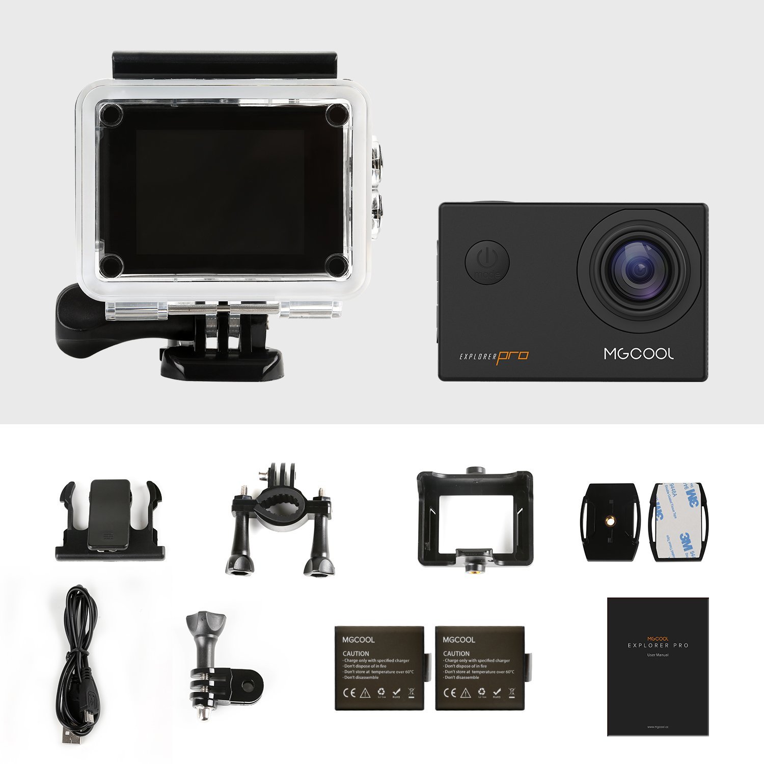 Swimming Pool Tips and Reviews MGcool ExplorerPro 4K Action Camera