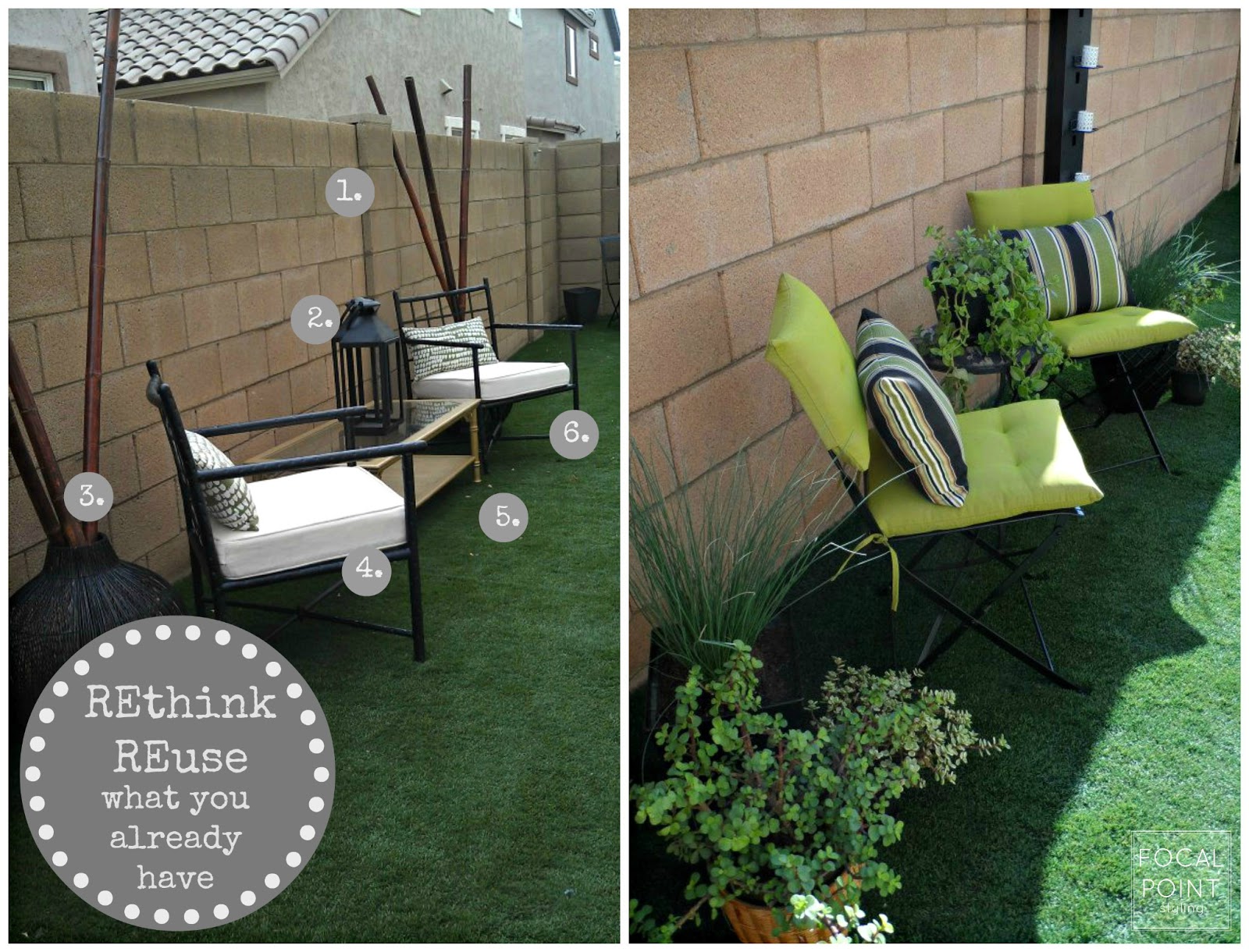 FOCAL POINT STYLING Rental ReStyle BudgetFriendly Backyard Spring