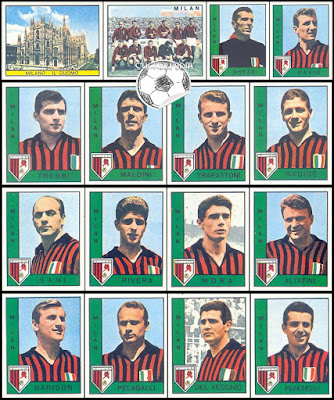 AC Milan European Cup Champions League 1962/63 Figurine Panini Milan 1962/63