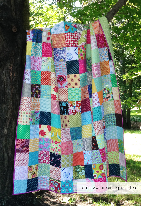 crazy mom quilts simple summer quilt complete