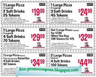 Free Printable Chuck E Cheese Coupons Free Printable Chuck E Cheese Coupons