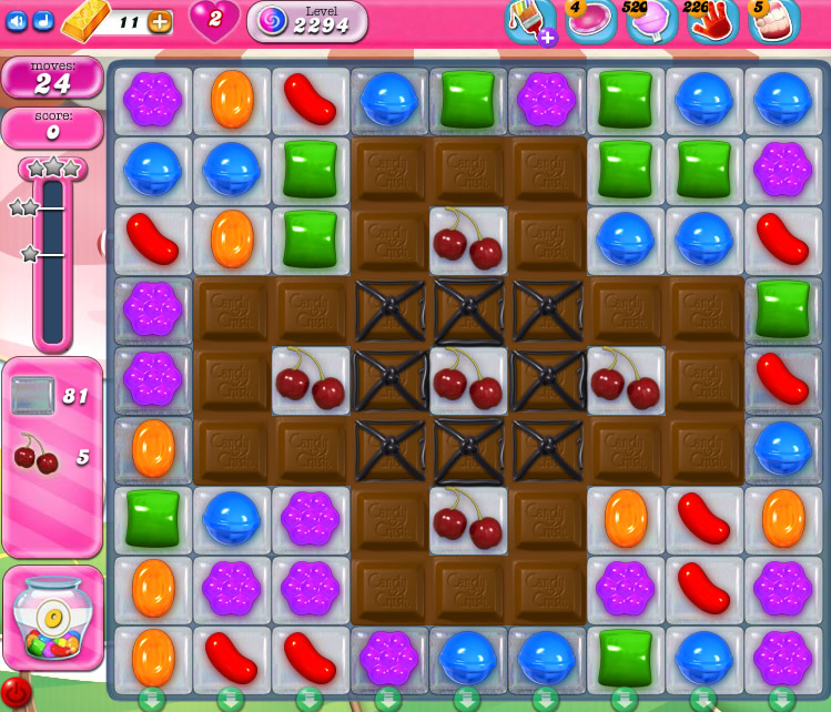 Candy Crush Saga level 2294 Candy Crush Saga level 2294