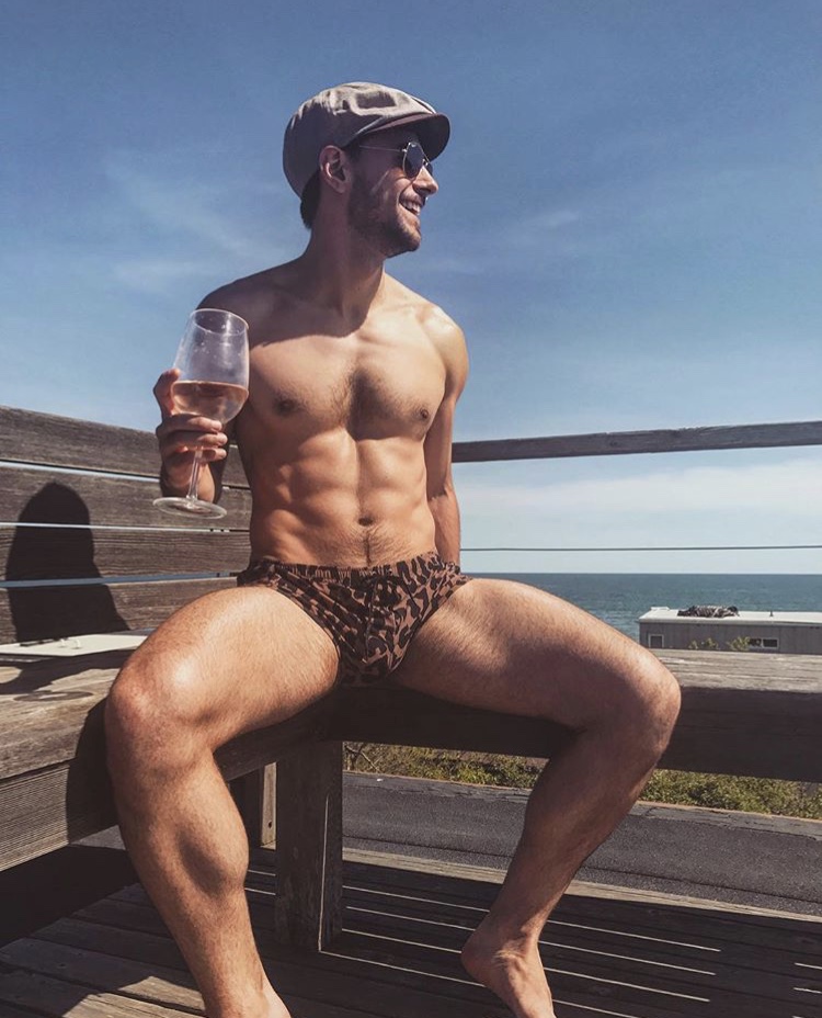 leopard print speedo
