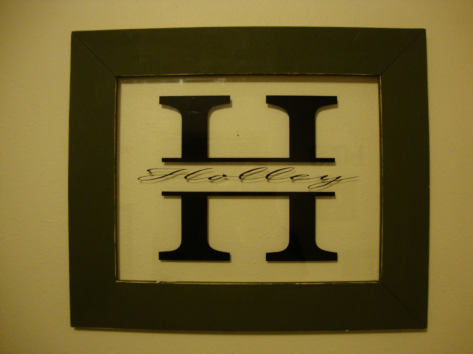 My Writing On The Wall Last Name Wall Decor