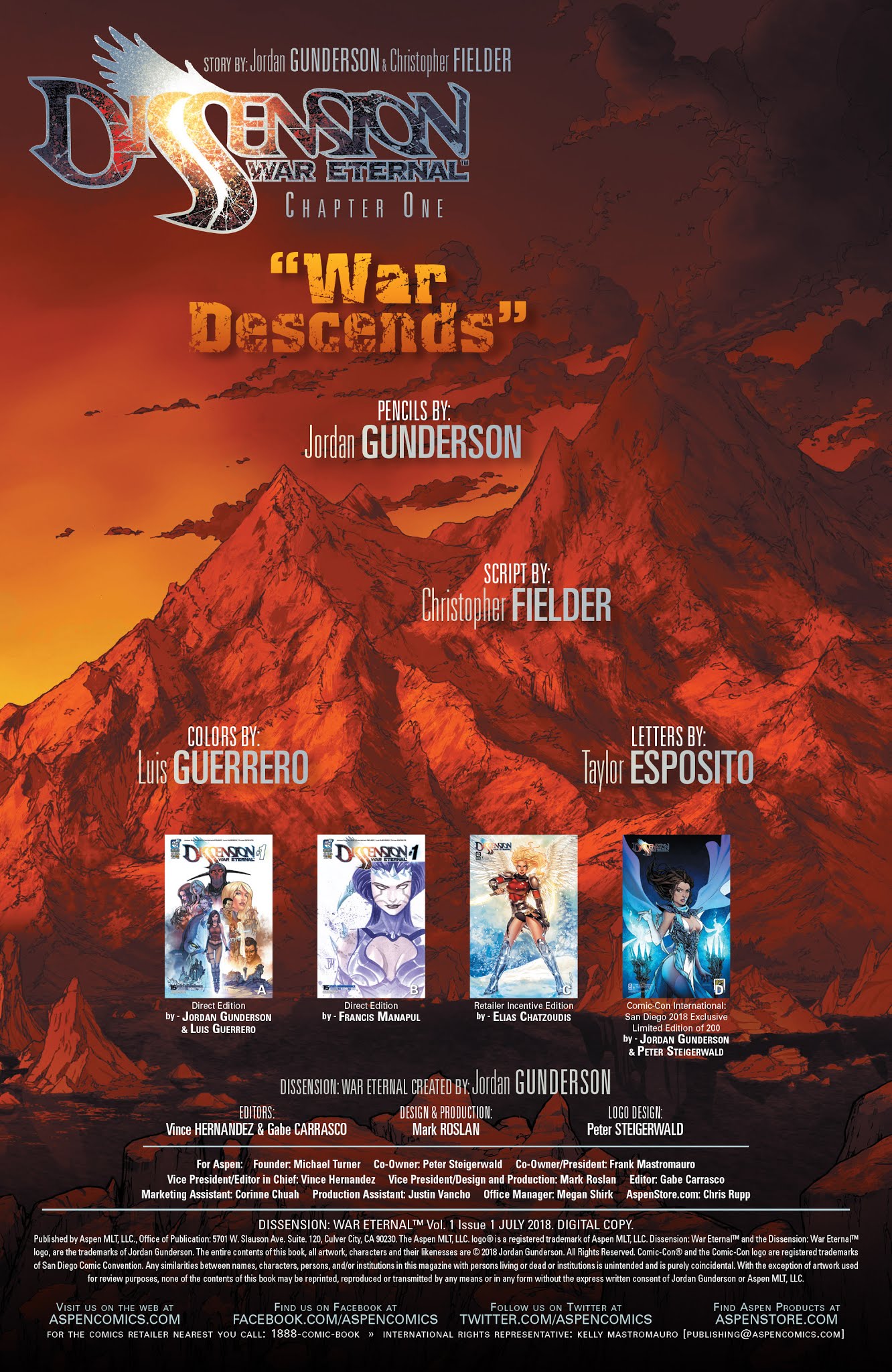 Read online Dissension: War Eternal comic -  Issue #1 - 3