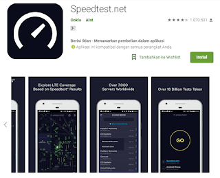 Cara Test Speed Kecepatan Internet