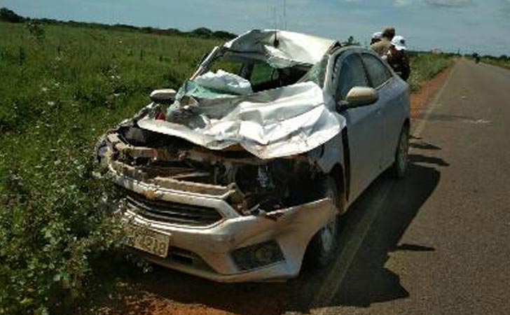 Três ficam feridos em acidente entre Ourolândia e Umburanas