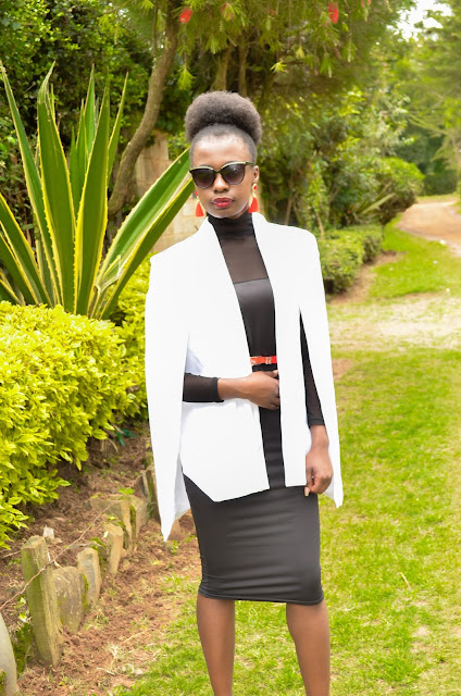 How to style a white cape