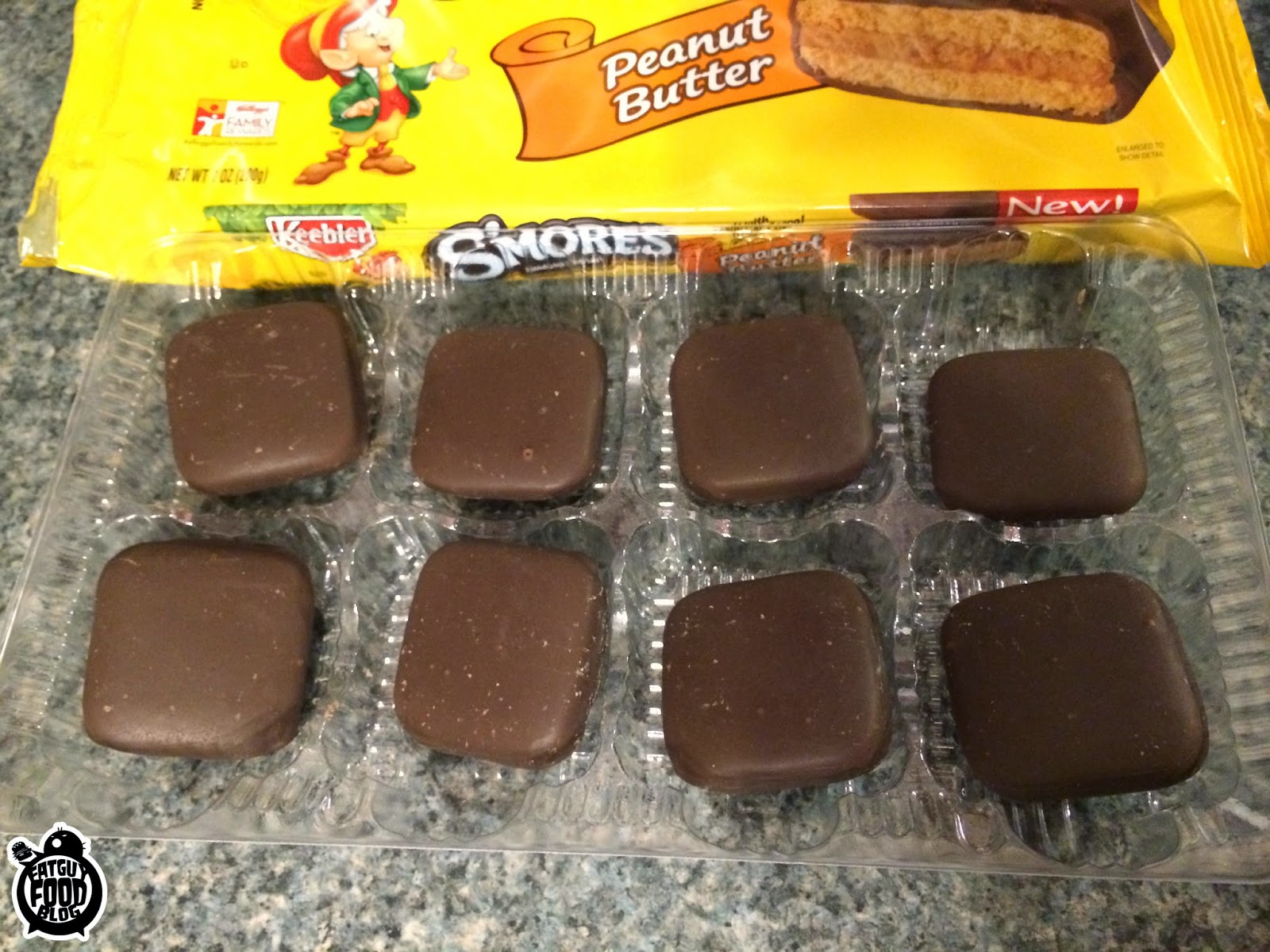 FATGUYFOODBLOG Keebler Peanut Butter Smores cookies.