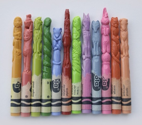 Chinese Zodiac Crayon Carvings