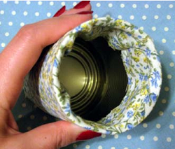Image: Fabric Covered Soup Can, by Annette Young on Flickr