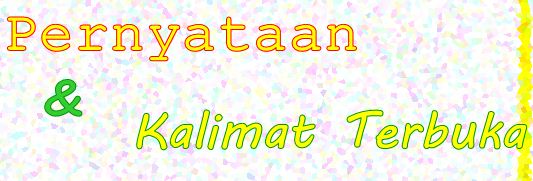 Pengertian dan Contoh Kalimat Pernyataan (Deklaratif) dan Kalimat