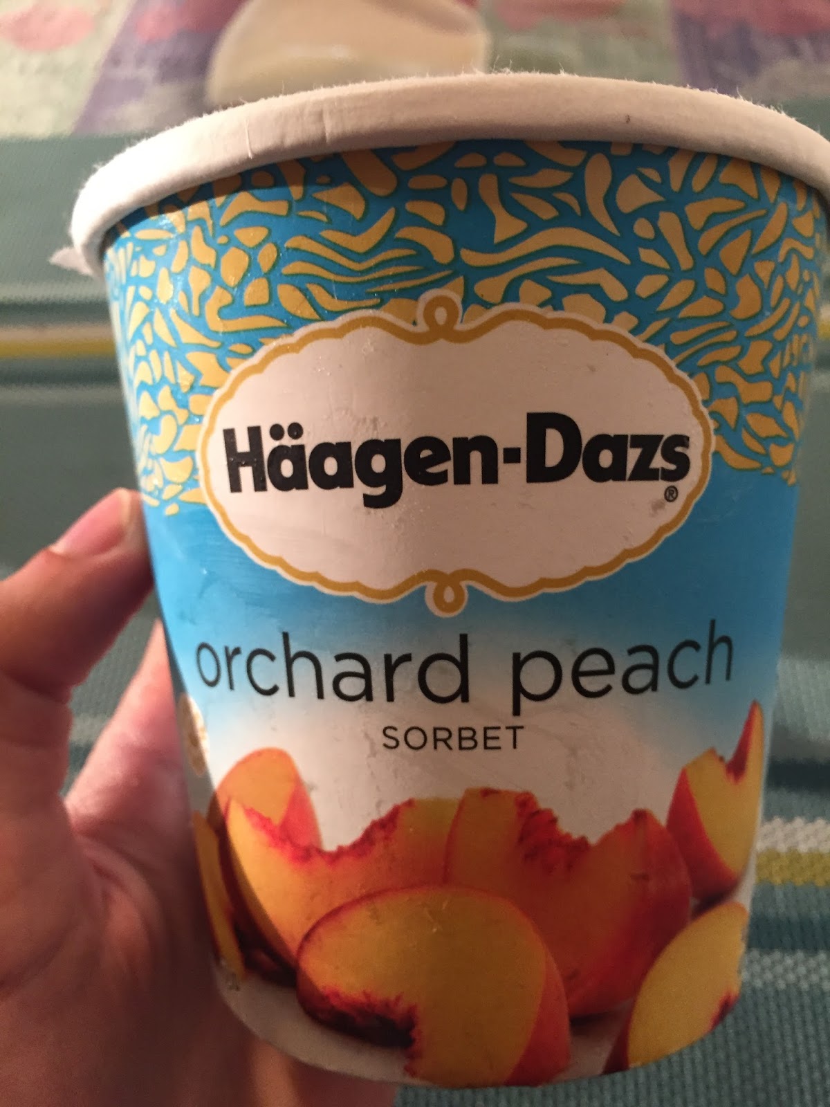 HaagenDazs Orchard Peach Sorbet