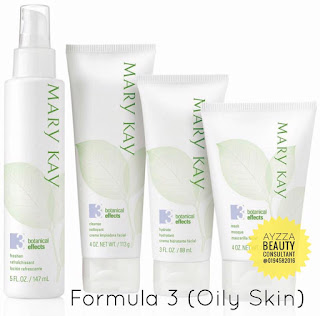 Marykay botanical Effect formula 3 untuk kulit berminyak