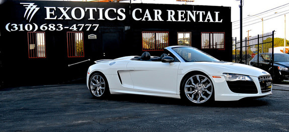 Audi R8 Spyder Car Rental Audi R8 Spyder Car Rental
