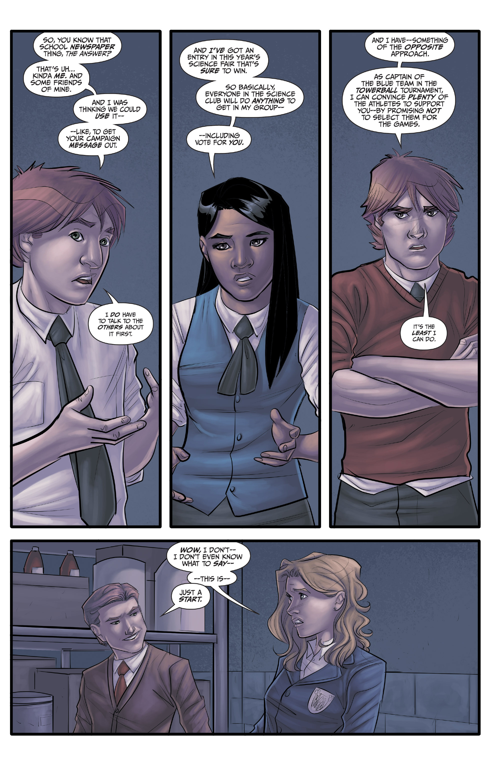 Read online Morning Glories comic -  Issue #43 - 31