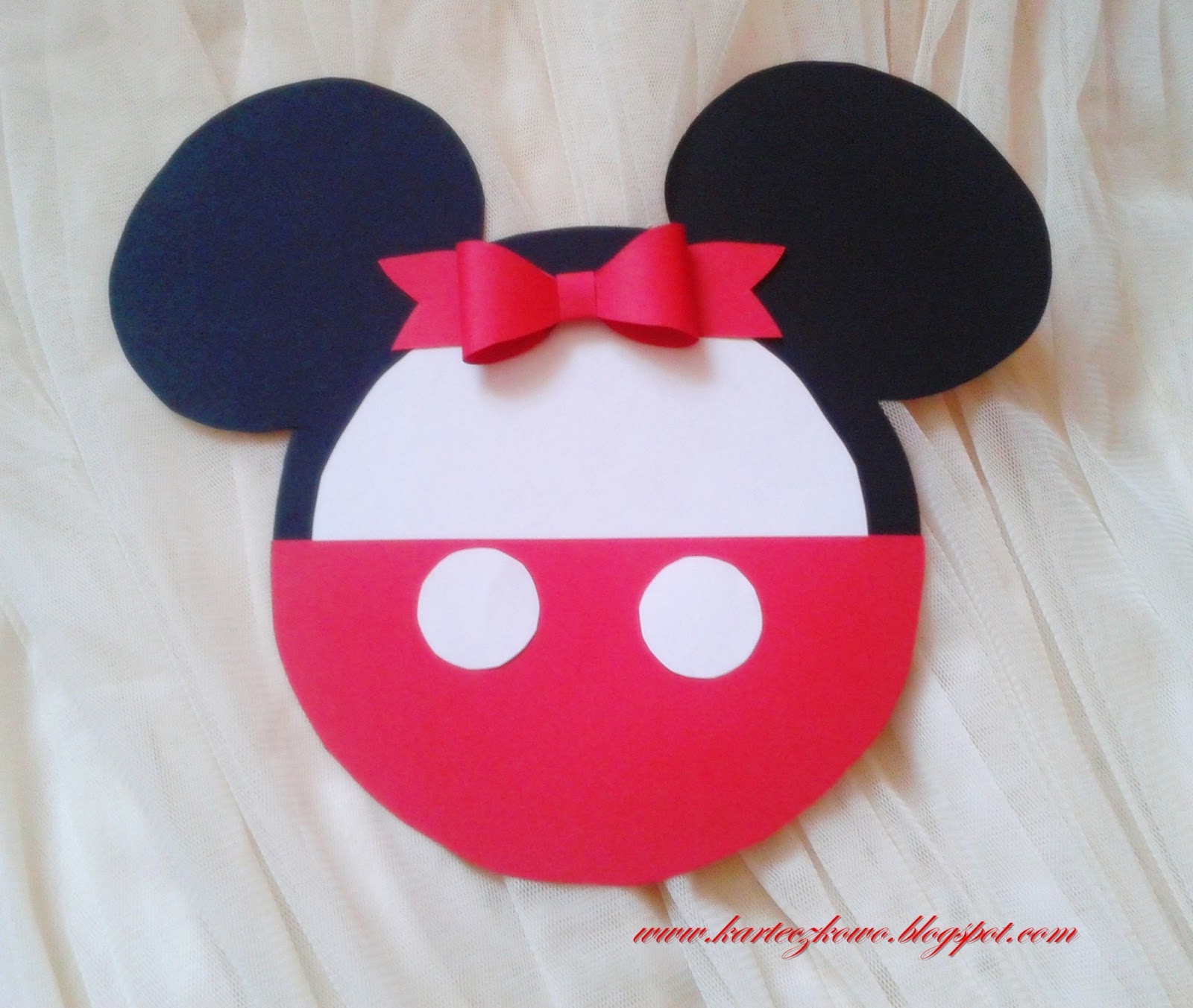 Zaproszenia Motyw Przewodni Mickey Mouse Perfekcyjna Kartka