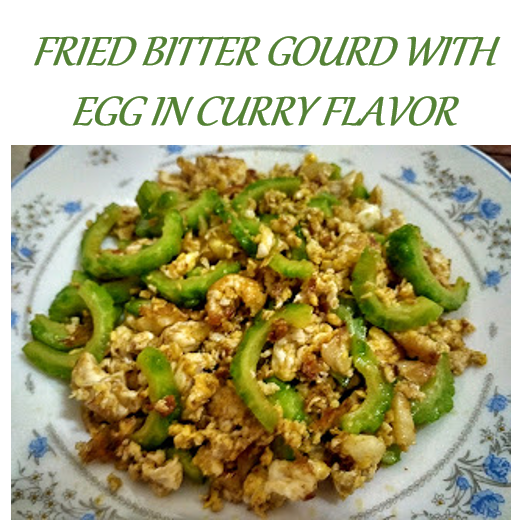 Fried Bitter Gourd With Egg And Curry Flavor