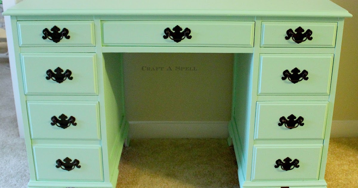 Craft A Spell Desk Makeover Again