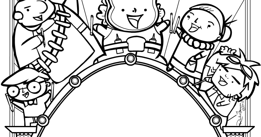 ray's art blog: Make a Wish - WordGirl Color book